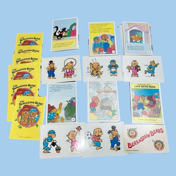 Vintage 1992 Ken Wis Inc Berenstain Bears Complete 72 Trading Cards B11 - Picture 4 of 4